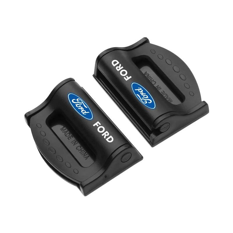 2025 Hot For Ford New Car Safety Seat Belt Buckle Clip Seatbelt Stopper Adjuster Car Strap Clips For Ford Fiesta MK7 2012 2013 2