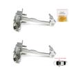 EDP756-1 2 Pieces Front Left AND Right Door Catch Hinge Brake Stop Check Strap Limiter for Renault Dacia Sandero Logan Duster MK2 804302559R