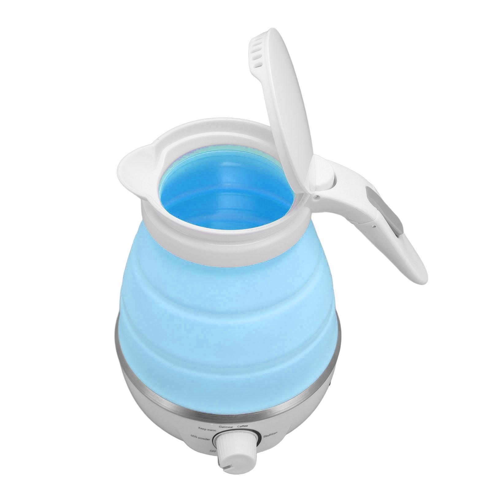 850W Opvouwbare Waterkoker 600ml Silicone Automatische Uitschakeling Opvouwbare Warmwaterkoker voor Reizen
