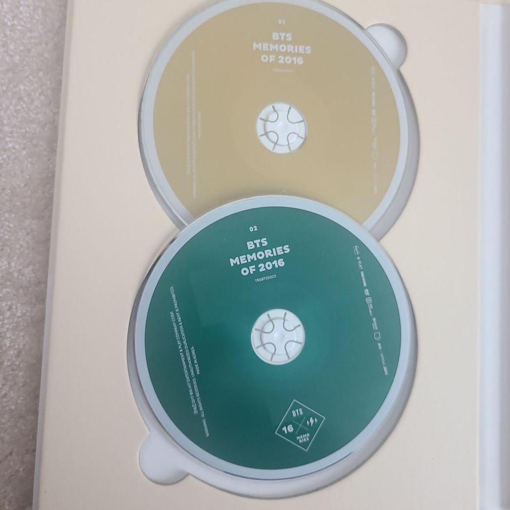 [USED] BTS MEMORIES OF 2016 DVD with Japanese subtitles