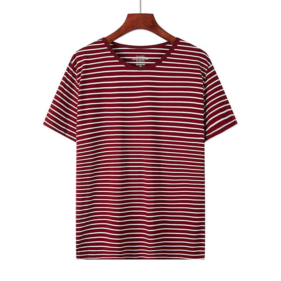 

ZIRUNKING, новинка 2021 года, мужские полосатые повседневные футболки с круглым вырезом и короткими рукавами, мужские уличные футболки, осенне-весенние хлопковые футболки, топы TIAOGE XXXL