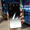 Case For ZTE Blade A54 4G Soft Silicone Black Shell ZTE Blade A54 4G Beautiful Letter Starry Sky Pattern Anti-scratch Cover