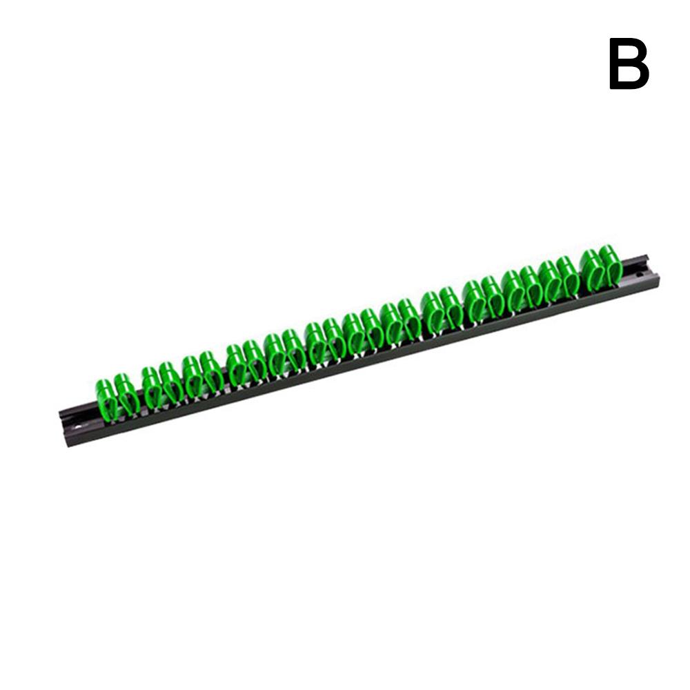 Screwdriver Organizer Wrench Organizer Hand Tool Holder Plastic Rail Wrench Hanger Tool Garage Workshops Hardware Tool Display