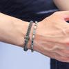 Heavy Industry Creates Rattan Pattern Bracelet Retro Bracelet Couple