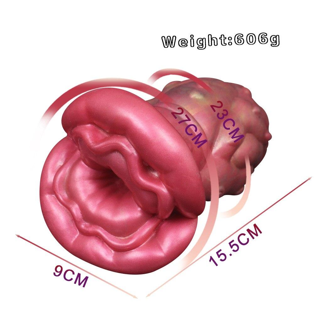 Male Sex Toys Alien Masturbator Penis Trainer Silicone Masturbation Cup Pocket Vaginal for Men Anal Model