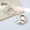 Photo Shoot Accessories Flower Cufflinks Faux Pearl Rhinestone Button Covers