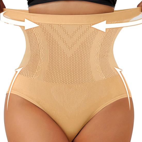 Tvarovací kalhotky pro ženy s vysokým pasem pro kontrolu bříška, bezešvé tvarovací kalhotky s efektem zvednutí boků a podporou zad, měkké prodyšné neviditelné tvarovací kalhotky