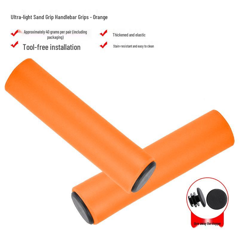 New Soft Silicone Handlebar Grips for Mountain Bikes