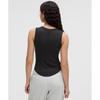 Lululemon Hold Tight Crewneck Tank Top  Waist Length Black