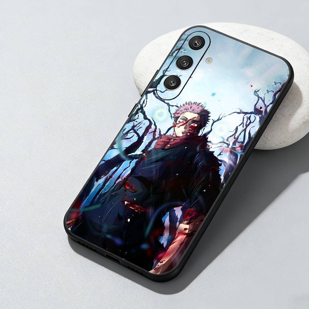 

Itadori J-Jujuts-u K-Kaisen Phone Case For Samsung Galaxy A73,A72,A71,A70,A52,A51 Others Soft Black Cover Samsung a53 5g