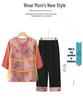 Summer 2026 New Chinese Style Outfit: Two-Piece Shirt and Trousers Set for Middle-aged and Elderly Women