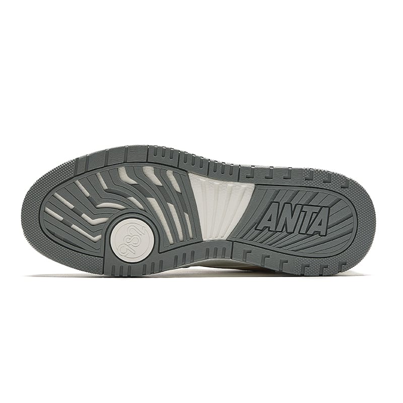 Anta 982 Slip Resistant Abrasion Resistant Low top Skateboard Shoes Men's White Green Brown 112448068-7