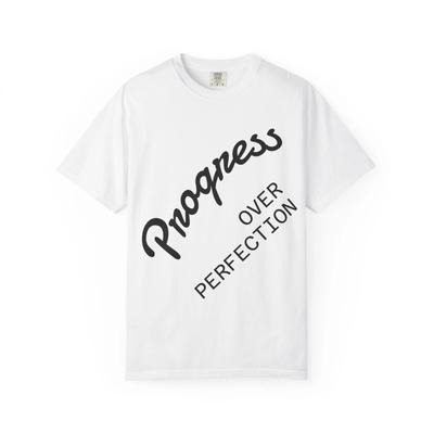 Progress Over Perfection T-shirt | Motivational Typography Tee