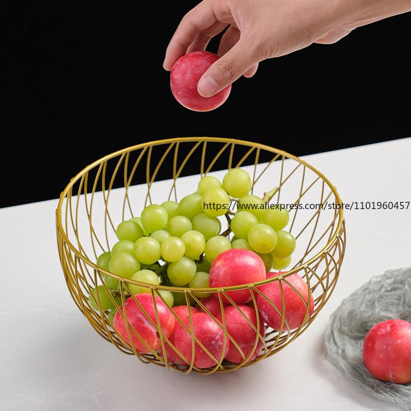 Light Luxury And High-End Snack Plate For The Living Room Coffee Table Simple Modern And Creative Fruit Basket