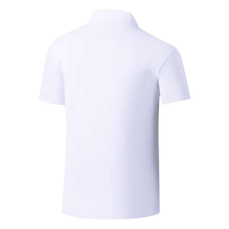 Men's Chinese Flag Embroidery Polo - Quick-Dry, Breathable Summer Short Sleeve Shirt