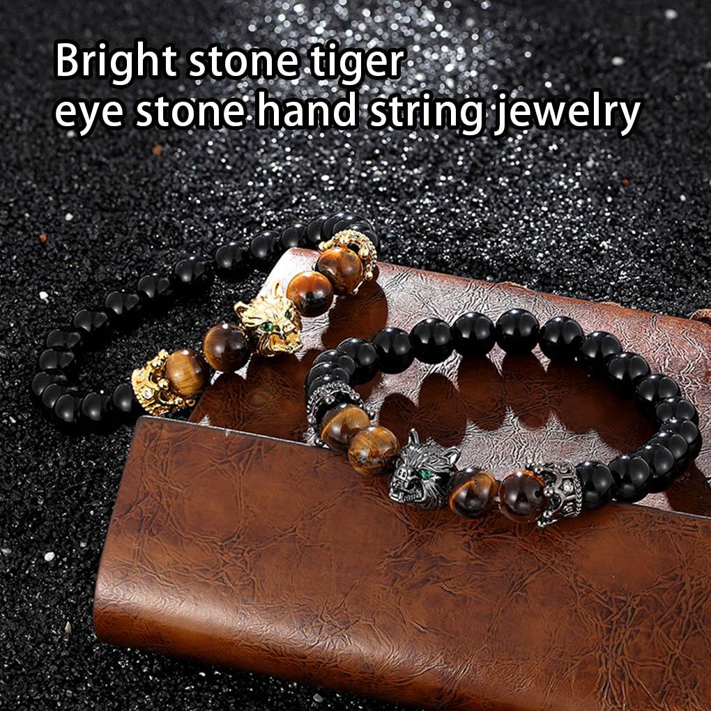 Stone Man Bracelet Portable Replacing Elastic Animal Shape Flexible Stylish Smooth Easy Matching Bangle Ornament