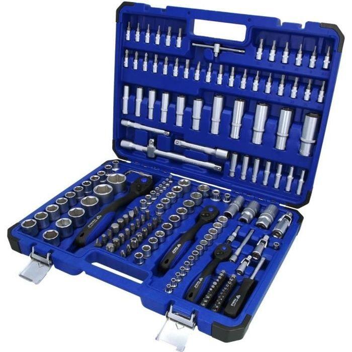 Coffret de douilles et cliquets - Brilliant Tools BT023172 - 172 pièces