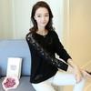 Autumn and Winter Clothing Round Neck Lace Crochet Long Sleeved Hollow Knit Sweater Women's Sweater Loose Fit