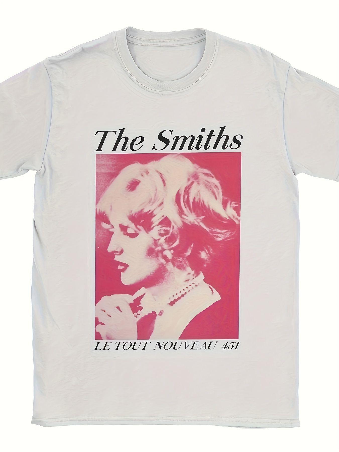 

British Rock Band The Smiths Themed Retroprint Loose Tshirt Available for Both Unisex and Women Helps To Slim Down The Figure M