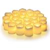 24PCS Flameless LED Candles with Realistic Warm Glow, Battery-Operated for Weddings & Home Decor