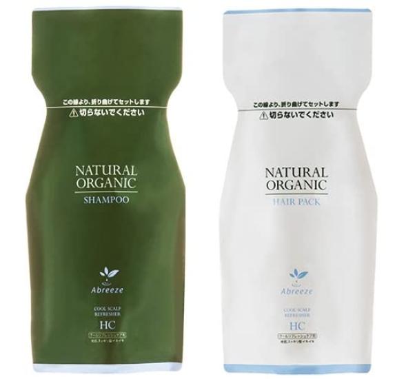 

Abreeze Natural Organic Shampoo Shampoo 600ml Hair Pack [HC Series] ([Refill] & 600g)