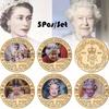 Kunglig Souvenir Drottning Elizabeth II Minnesmedalj Myntset