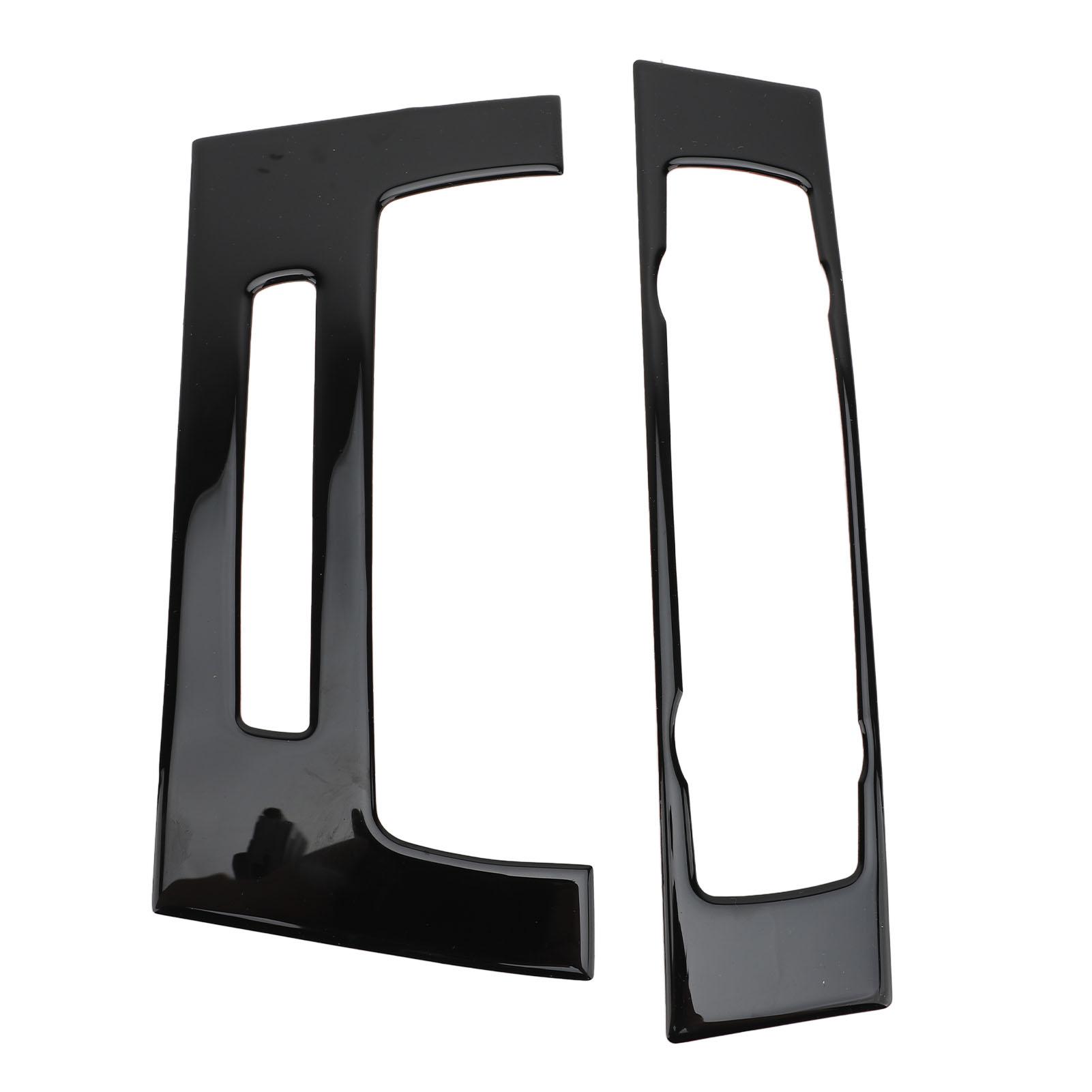 

Наклейки на крышку панели кондиционера CD-консоли, черная глянцевая самоклеящаяся декоративная крышка на центральную панель кондиционера CD-консоли красный