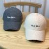 Lamb Wool Hat for Women In Autumn and Winter All Match Fashionable Plush Peaked Hat Winter Lamb Wool Baseball Cap Winter Korean Style Trend