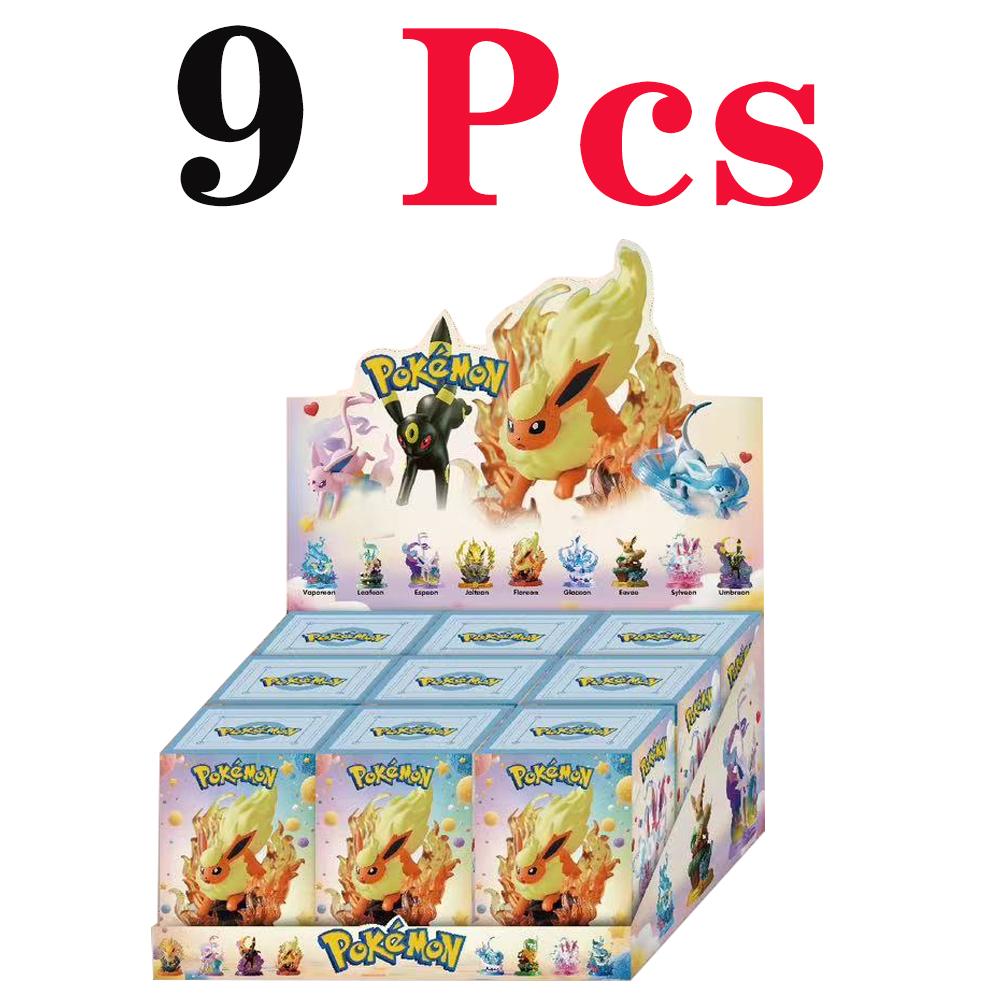Adventure Eevee Blind Box Pokemon Action Figure Mystery Box Collection Doll Home Decor Children's Birthday Gift Toy