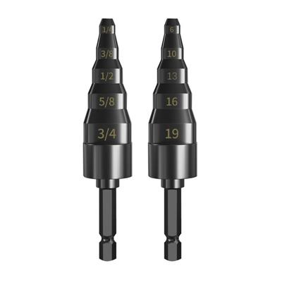 Pipe Stretcher Expander Tool, 5 In 1 Flaring Kit for 6/9/12/16/19mm Tubes with Hexagonal Shank Suitable for Engineering