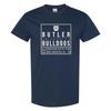 Butler Bulldogs Box Label Short Sleeve T-Shirt - Navy