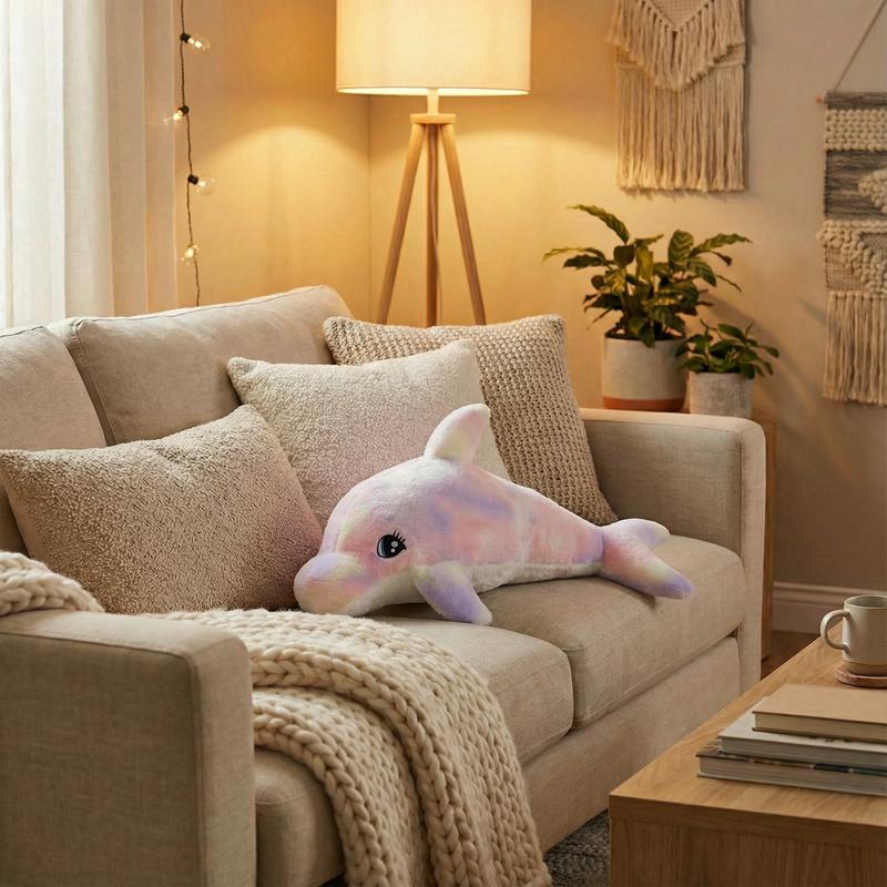 Simulatie Zee Dieren Dolfijn Zeebaars Arapaima Super Zachte Speelgoed Blauw Paars Schattig Sierkussen Verjaardagscadeaus Feest Voor Meisjes see choice option