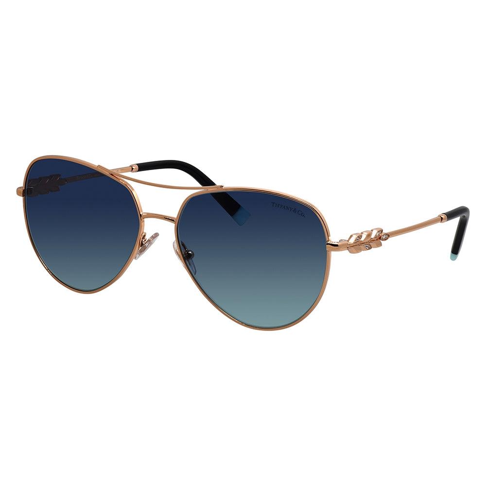 

Женские солнцезащитные очки-пилоты Tiffany Co TF 3083B 61059S 59 мм Rubedo