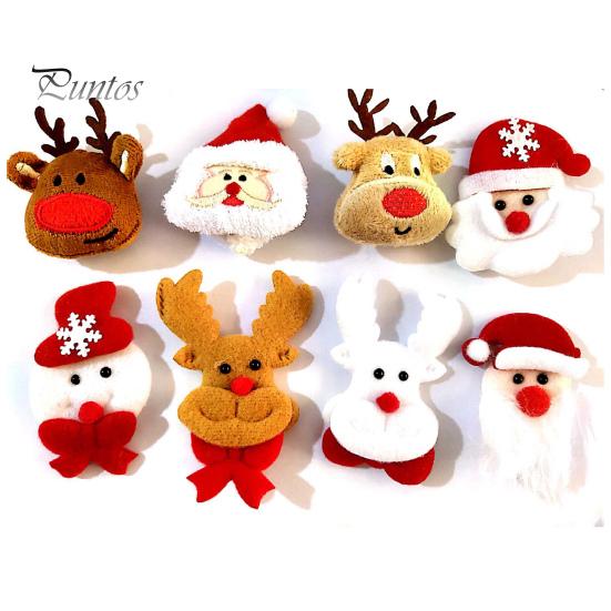 2 vnt Kalėdų šaldytuvo durų rankenos dangtelis Patvarus plaunamas daugkartinio naudojimo rankenos dangtelis šventiniam dekoravimui