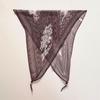 Retro rhombus triangular silk scarf strap fart curtain women's spring and summer fashion versatile stacked wear go out decorative jeans accessories