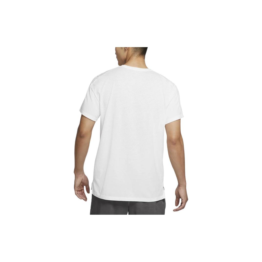 Nike Pro Dri-FIT Burnout Short Sleeve Training Shirt Men Tops White DD1829-100