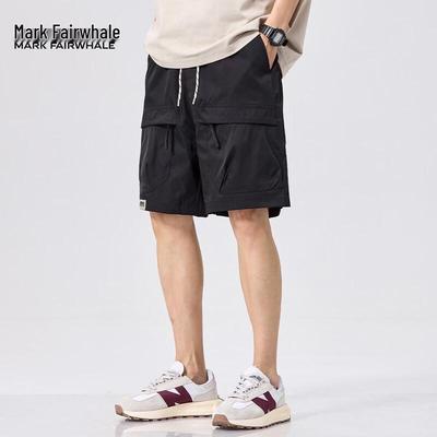 Men's Ice Silk Multi-Pocket Casual Shorts
