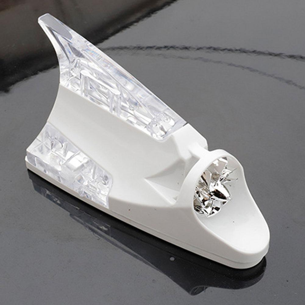 1pc Car Roof Car Truck Wind Powered LED Light Roof Light Fin Auto Safe Lamp Colorful Flash Wind Antenna Lamp