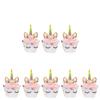 24pcs Unicorn Theme Cupcake Wrappers Toppers  Kids Birthday Party Supplies Decorations