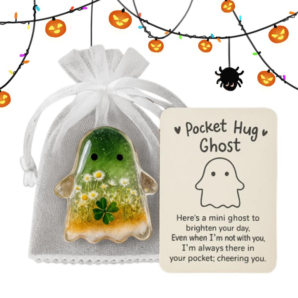 Pocket Ghost Card Pocket Encouragement Card Ghost Bat Crow Death God Inspirational Keepsake For Graduates Team Incentives Adults