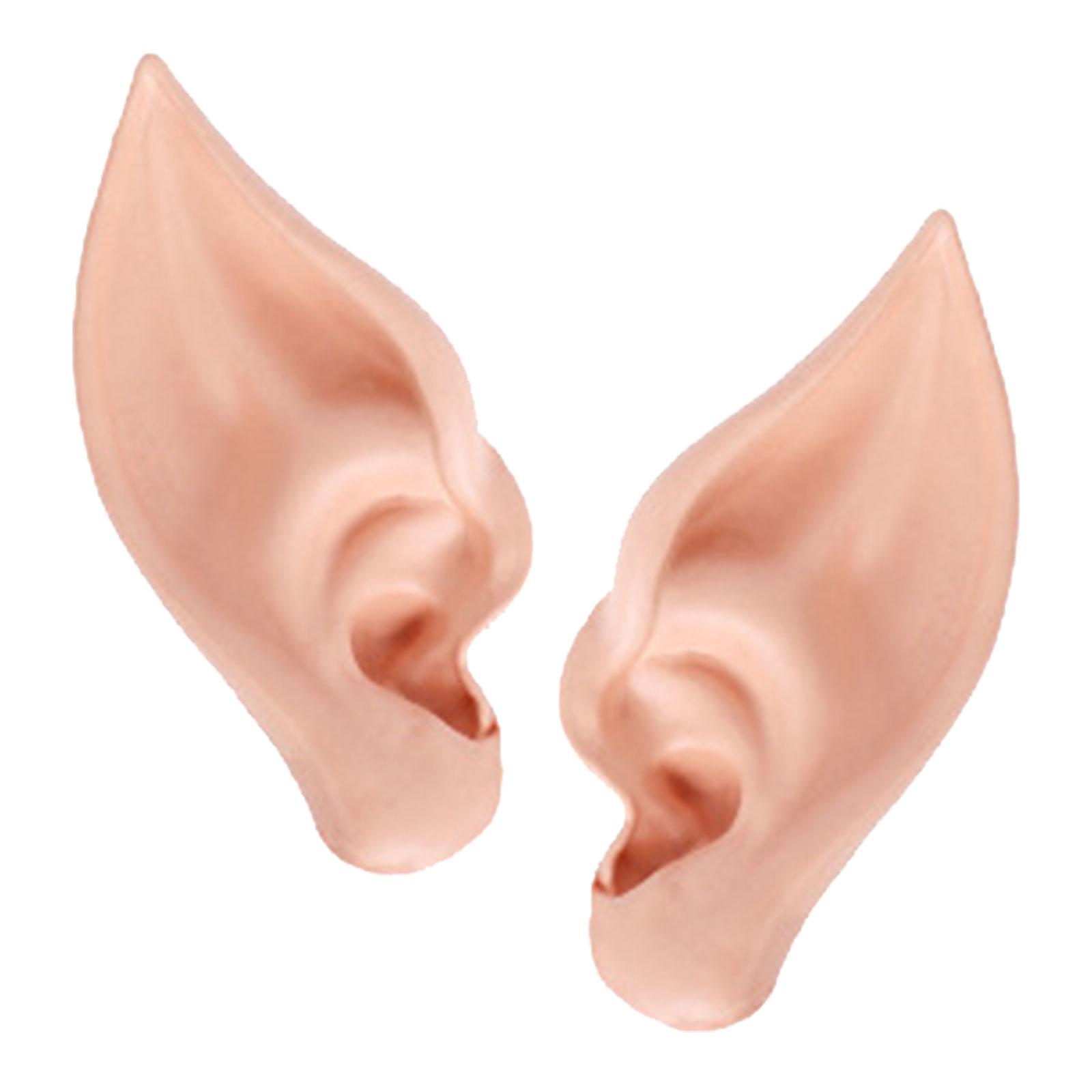 

Latex Elf Ear Halloween Carnival Party Props Dress up Costume Cosplay бежевий