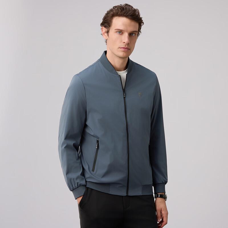 Pierre Cardin Men s British Retro Baseball Collar Jacket M
