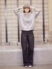 AYIHOLIC CASHMERE Premium Cotton Wide Pants