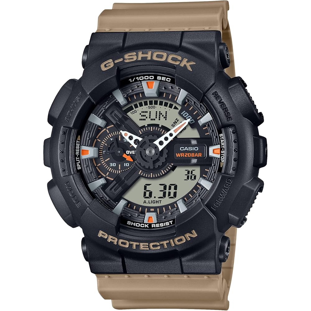 Casio G-Shock GA-110TU-1A5JF Men s Watch Two Tone Utility Colors Series Khaki