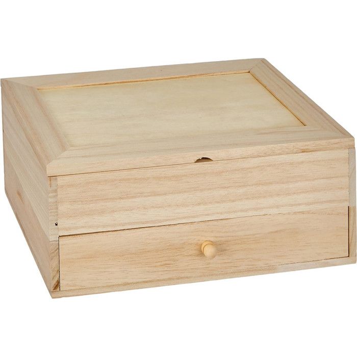 Dressing Table - ARTEMIO - Wood - 6 Compartments - 1 Drawer - Mirror Included - Brown