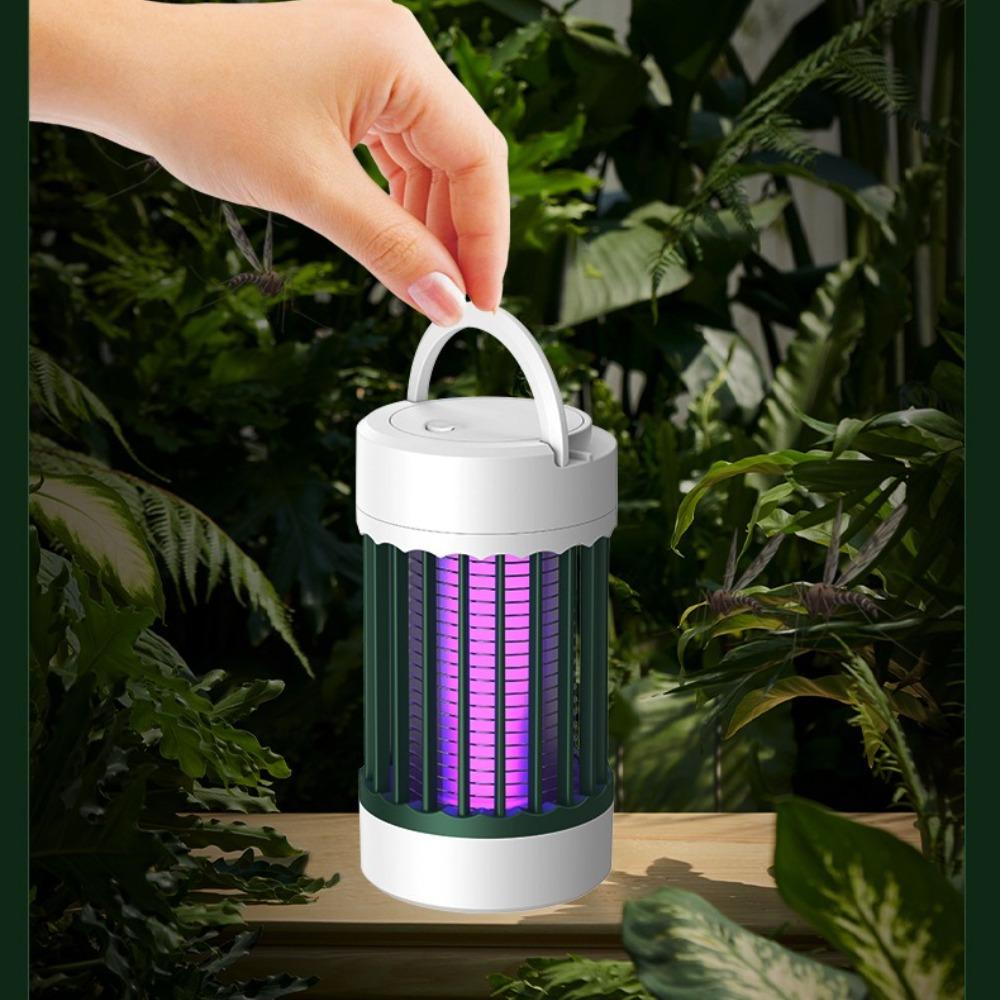 USB Rechargeable Electric Mosquito Killer Lamp, Portable Wall-mounted Bug Zapper for Home Dorm Outdoor