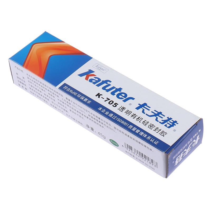 45G Silicone Industrial Adhesive K-705 Rtv Silicone Rubber Transparent Glue