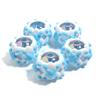 5Pcs Acrylic Round Beads Color Hand-painted Star Craft Loose Bead For Jewelry Material DIY Bracelet Phone Chain Beaded Supplies