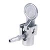 Metal Air Chuck Mini Tire Inflator Hose End with Barb Connector for Hose Repair