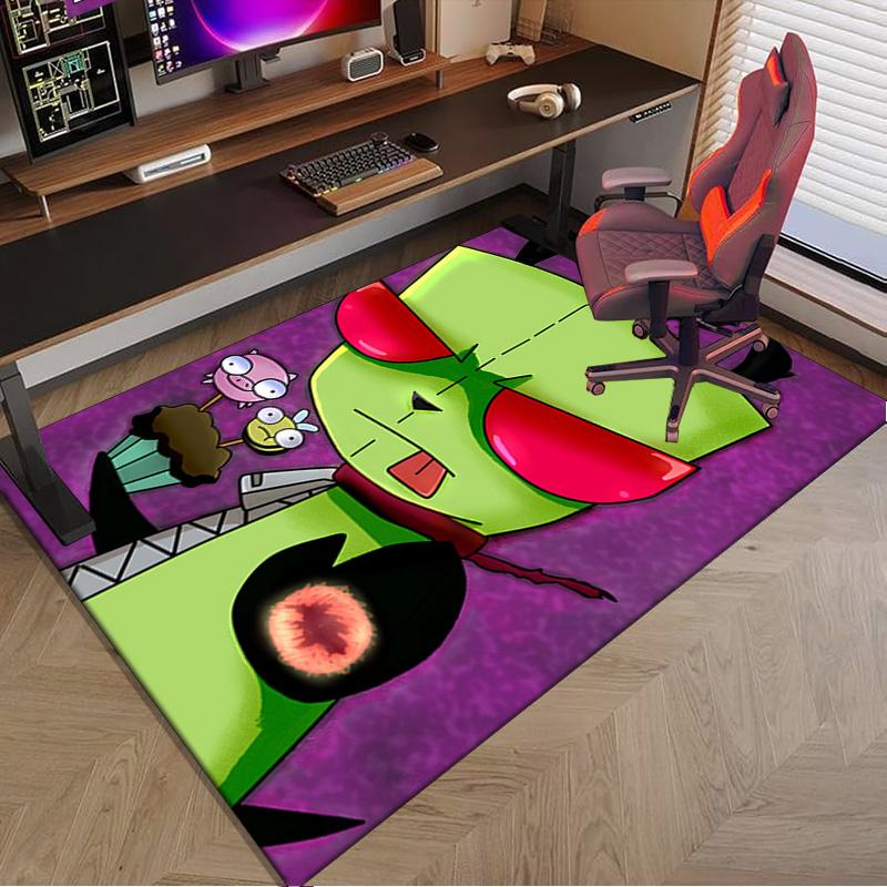 Alien Invasion Pattern Carpet, Chair Rug,Rug for Office Bedroom living rooms, Doormat decor Fan Gift Christmas Gift